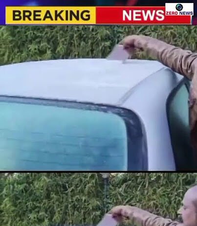 Mount Abu Freezes as Temperature Dips Below Zero. freeze