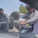 Bengaluru Road Rage: Biker ne car roki, tod-phod aur gaali-galauj ka video viral. biker