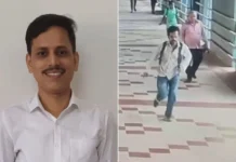 Mumbai Station Murder: Professor Stabbed In Daylight, CCTV Shows Killer Escaping. killer